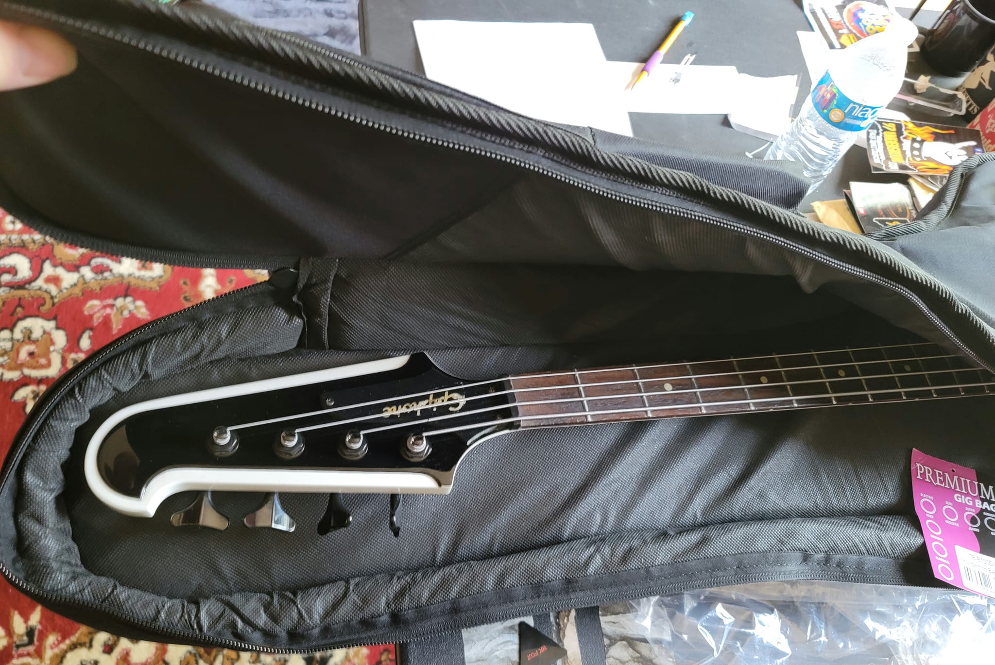 Affordable hard shell cases or gig bags for Epiphone Thunderbird bass