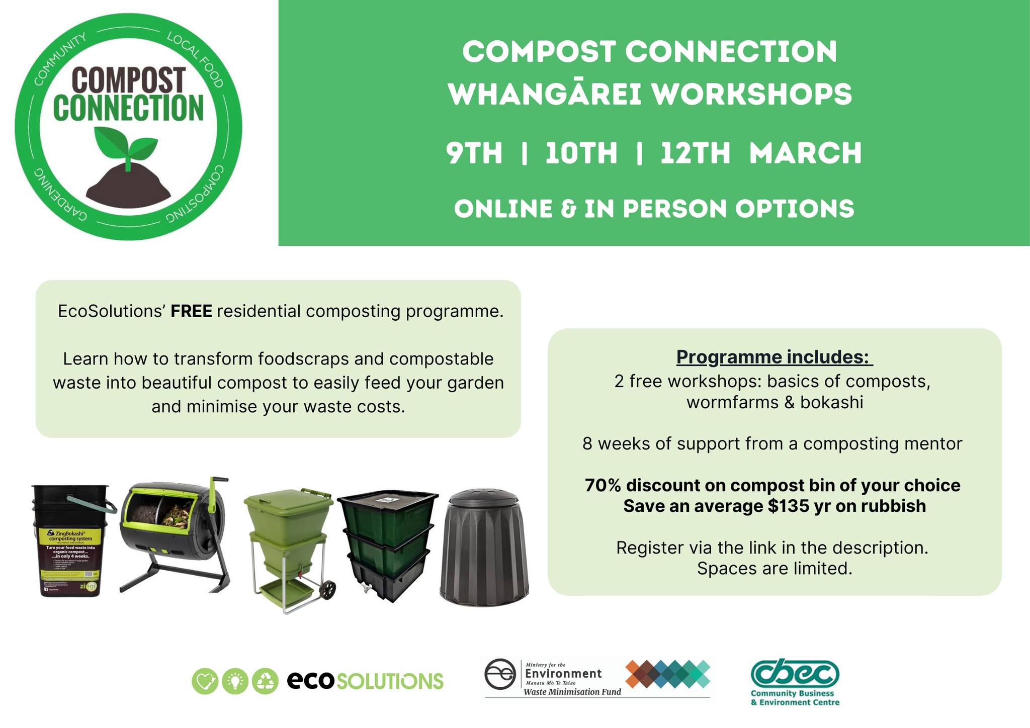Whakaora Kai - Free composting workshops! | Facebook