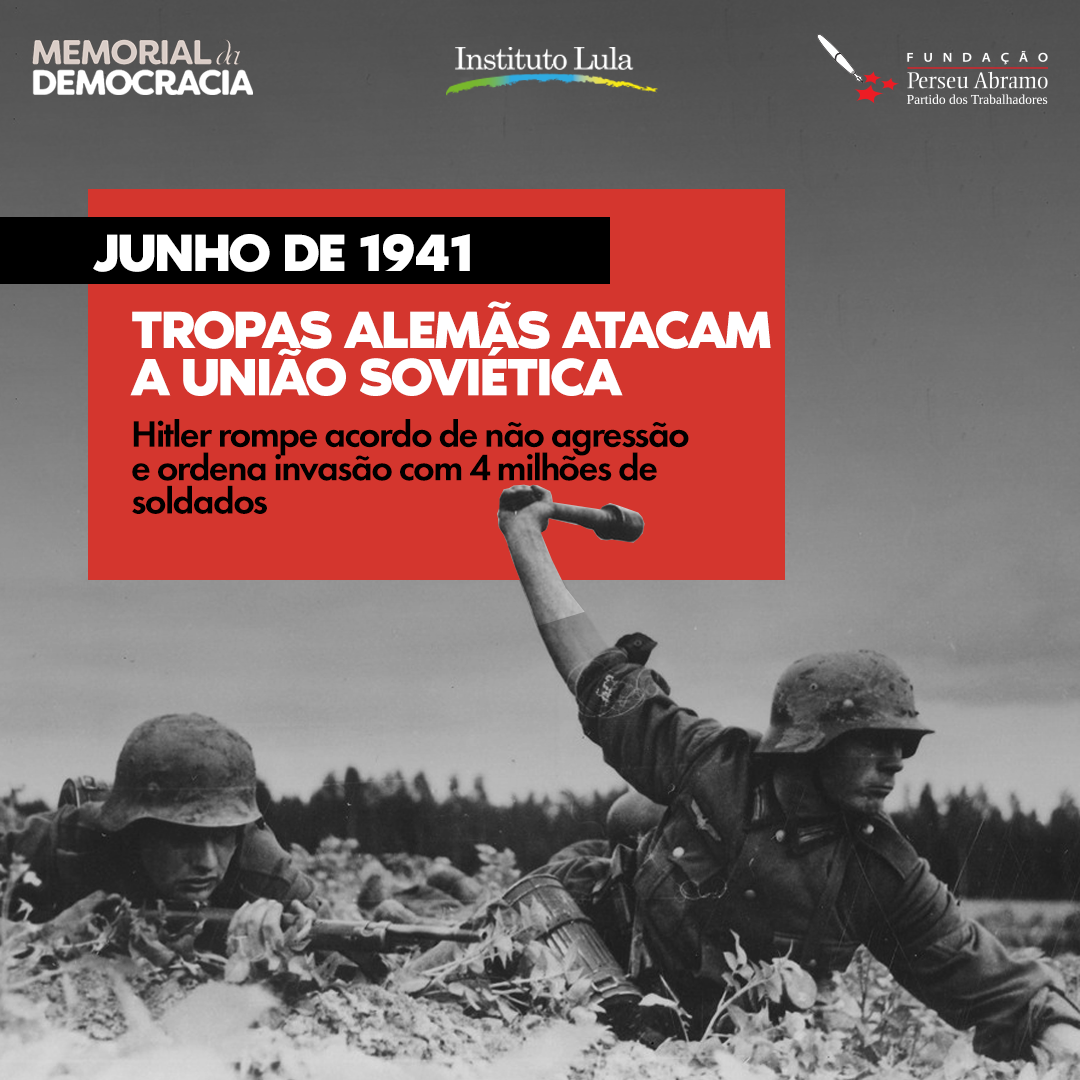 Foi em junho de 1941, há 81... - Memorial da Democracia