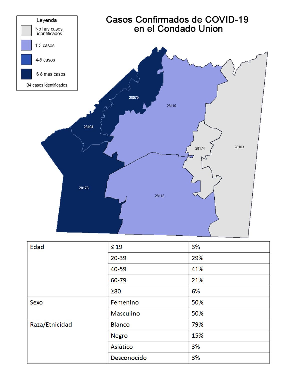 El mapa en la foto muestra data... - Union County Government | Facebook