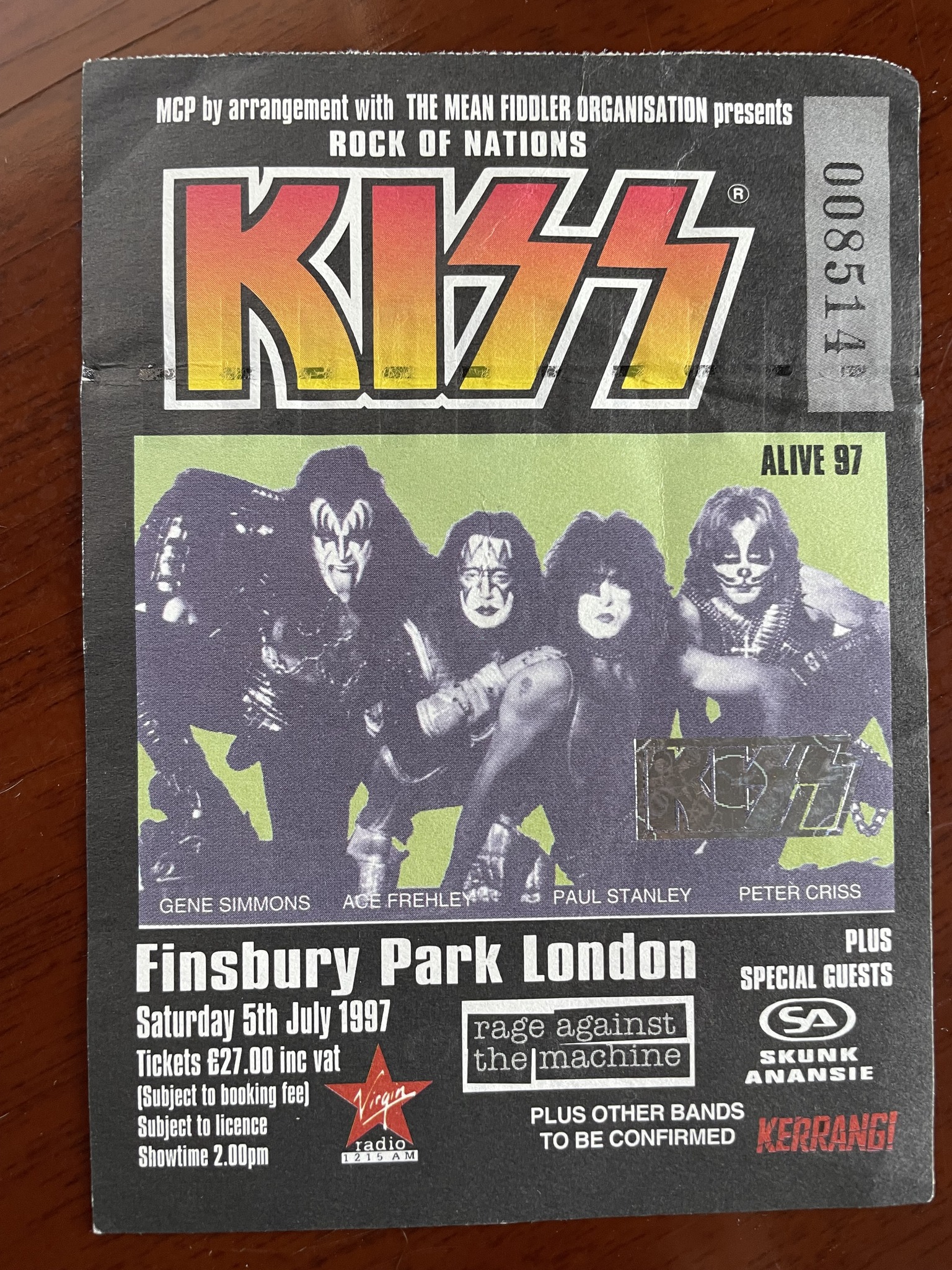 KISSTORY - July 5, 1997 - #KISS closed out the Alive / Worldwide