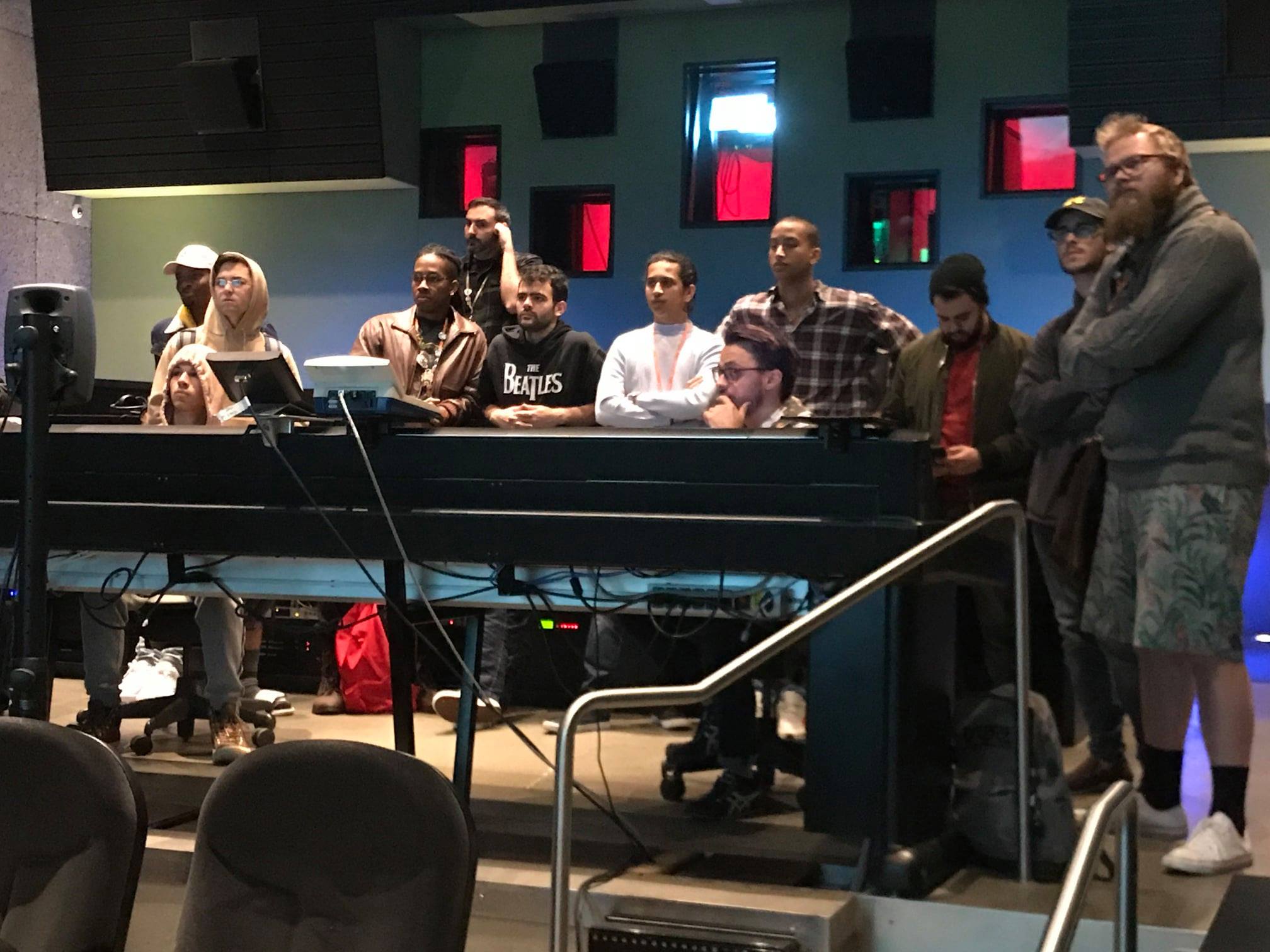 Full Sail University Dub Stage Interns