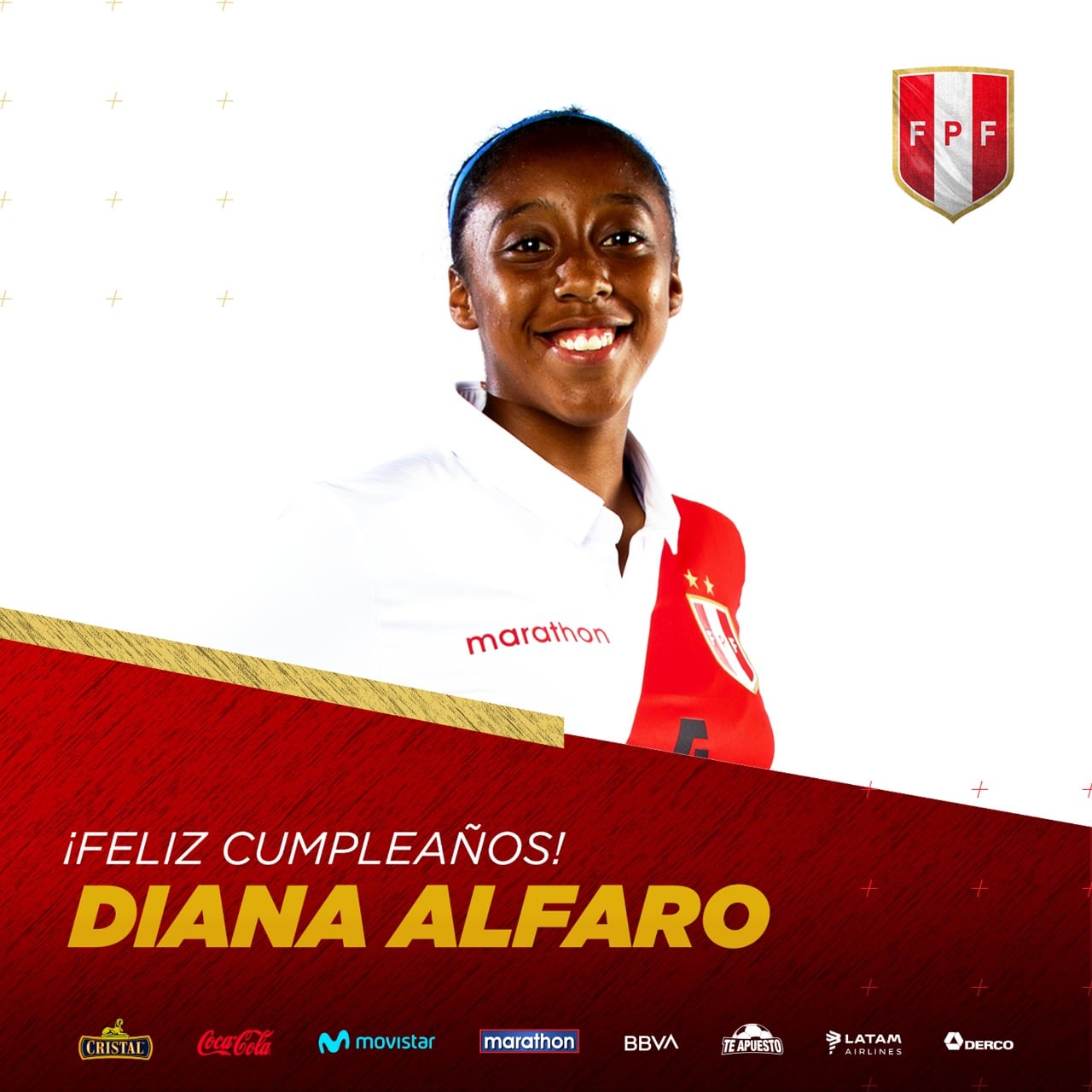 Selección Peruana FPF Saludamos afectuosamente a Diana Alfaro