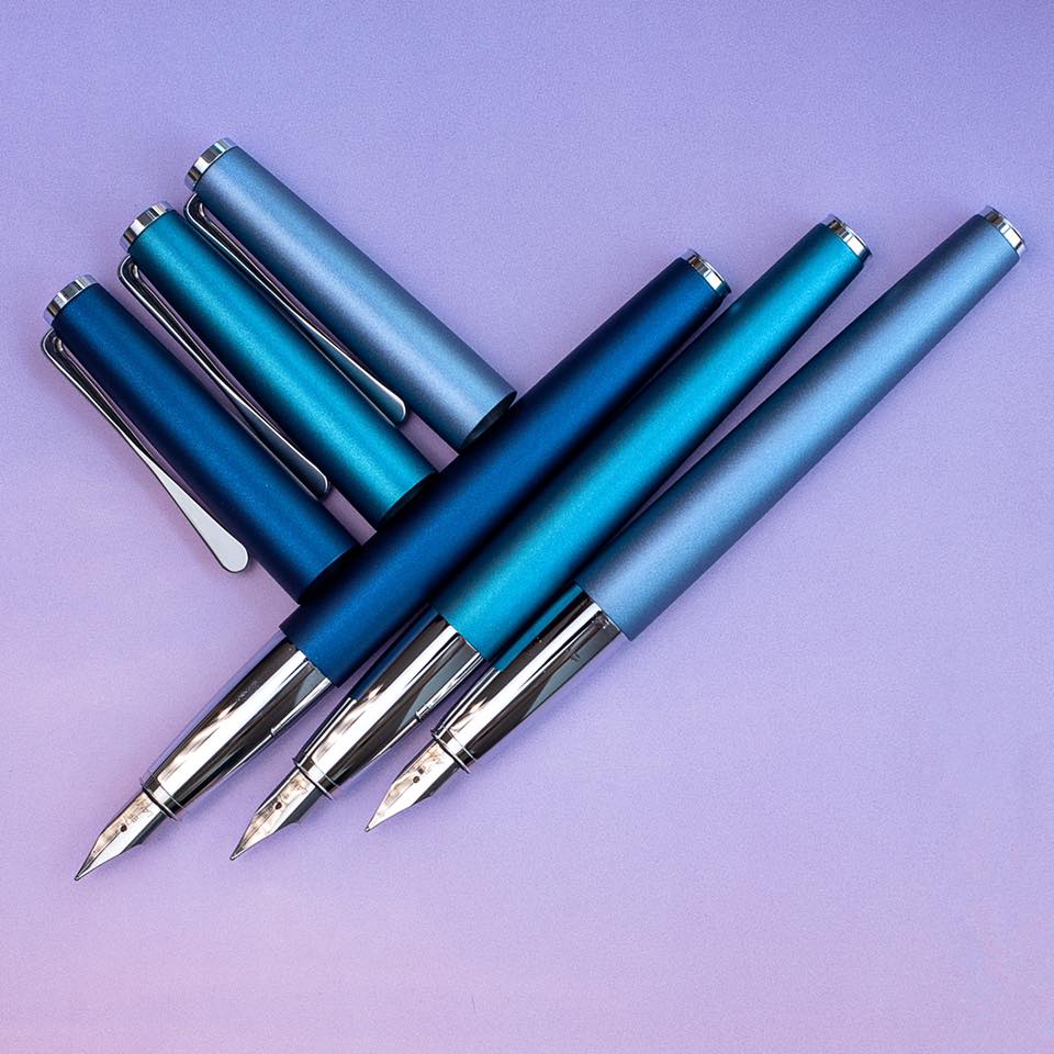 Lamy studio blue vs aquamarine and glacier blue