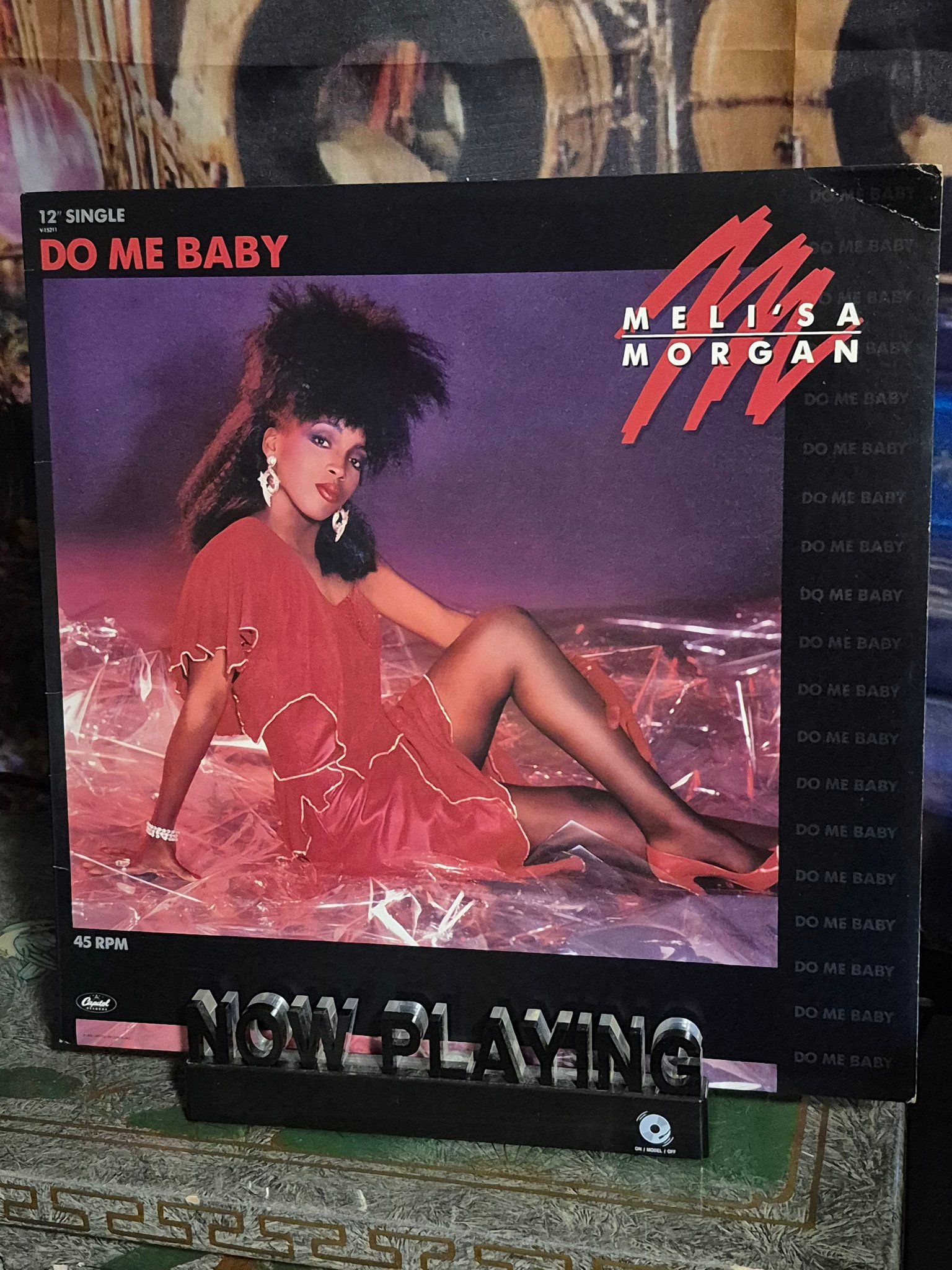 メリサ・モーガン Do Me Baby 7インチレコード メリサ・モーガン Do Me