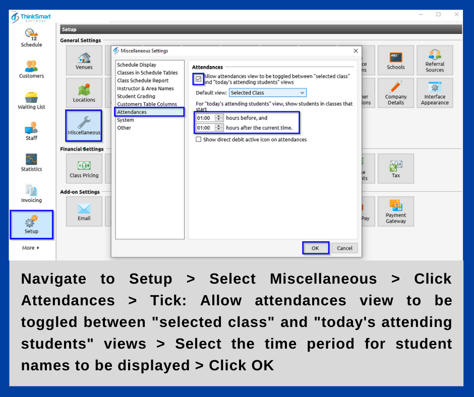Our new attendances feature gives... - ThinkSmart Software