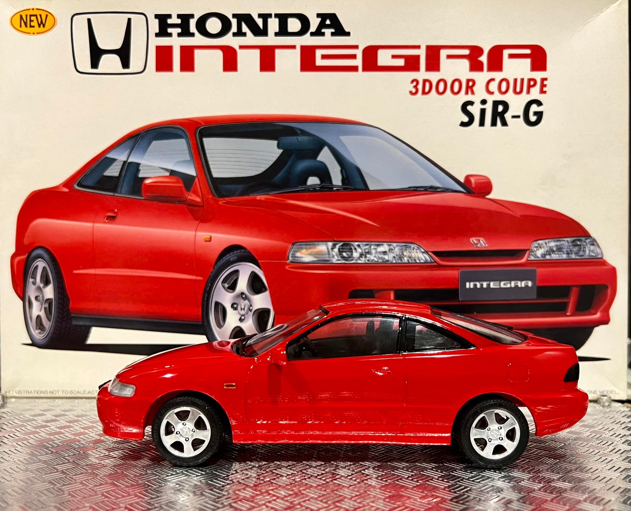 1:24 Honda Integra Type R. Not the worst set by Fujimi, but not