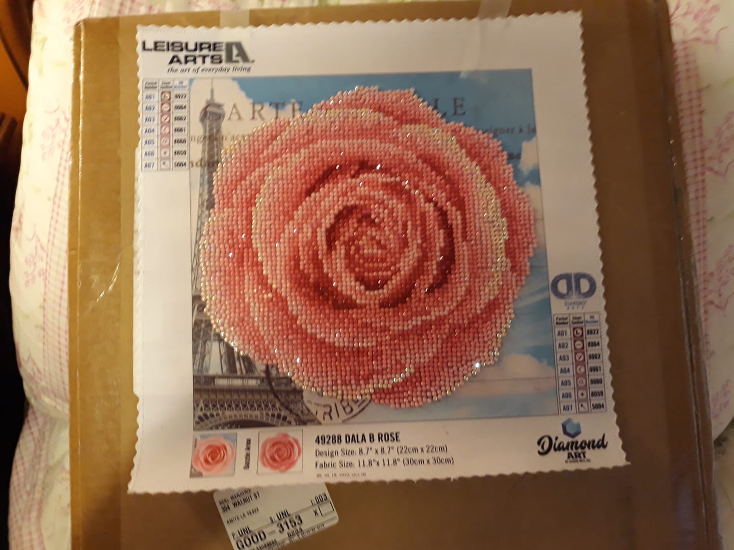 Completed 'Rose Library' by Ivy Dolamore from Diamond Art Club