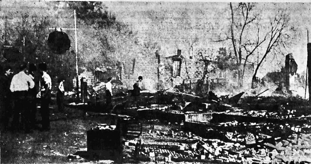 洋楽 Burned Historic fire destroys downtown Spring Hill in 1915