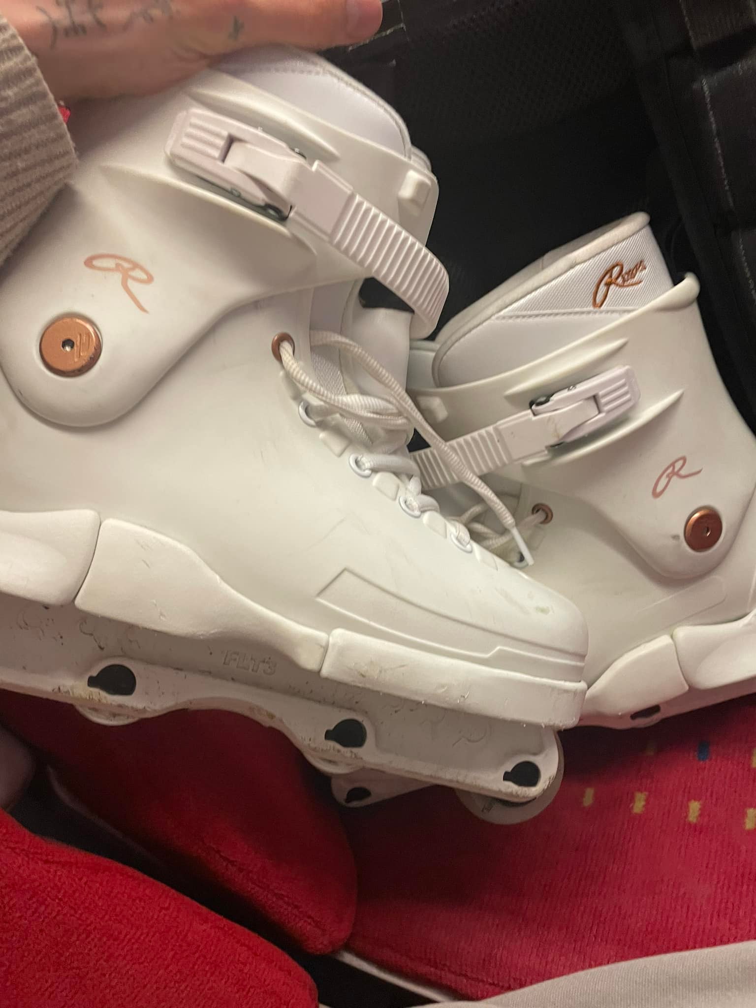 Patins à Roulettes Inline Roces Rome FCO - Taille UK 7 (agressif), Années 90, Occasion