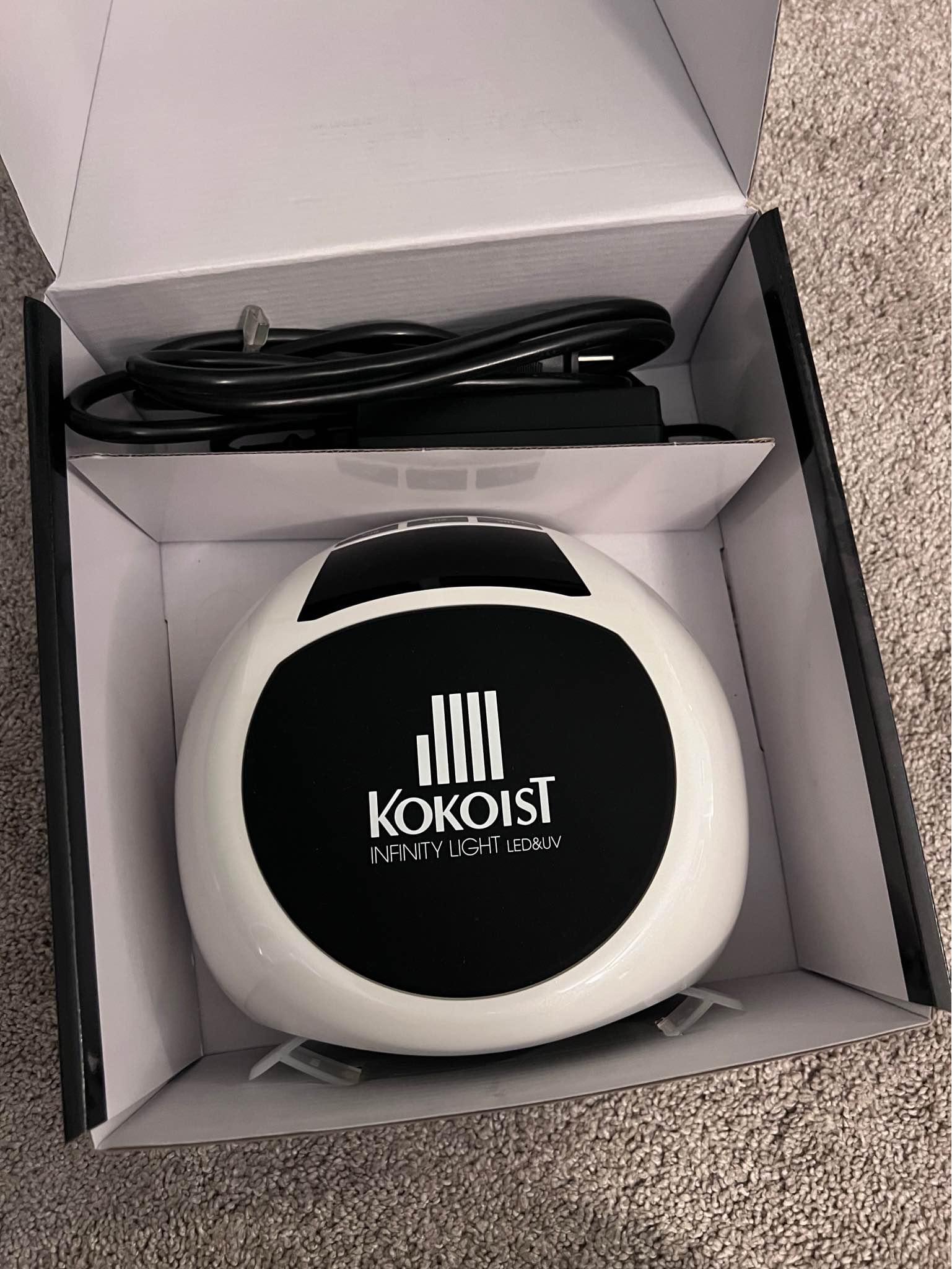 Gel Nail Lamp - Kokoist Infinity Hybrid Light and Gels - Nail 