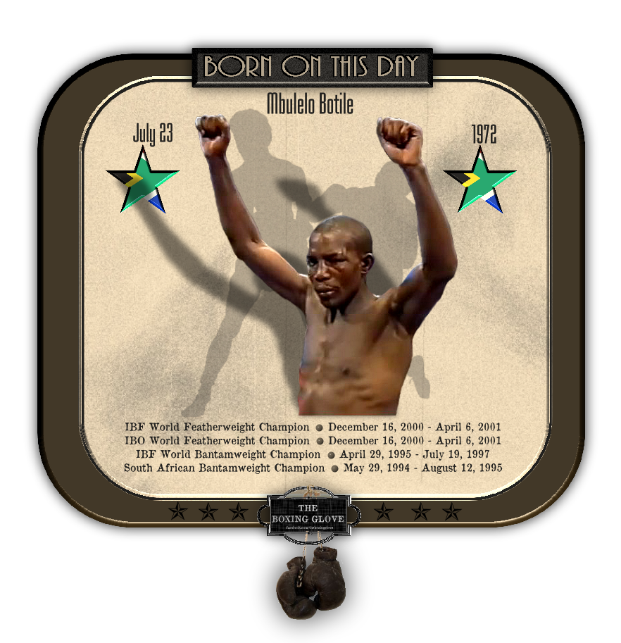The Boxing Glove - Mbulelo Botile was a talented boxer, who was born on ...