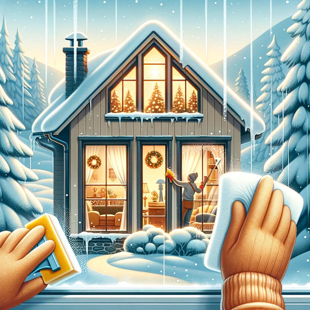 Aqua Rinse - 🌨️ Keep those windows sparkling in winter!...