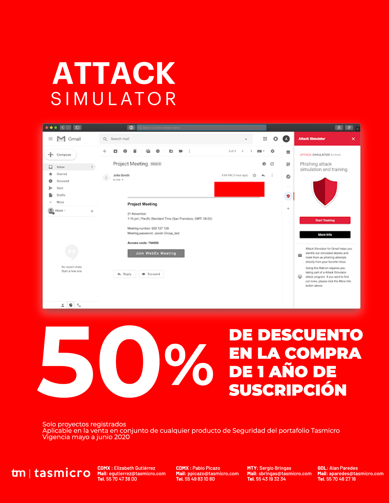 Tasmicro - ¿Conoces Attack Simulator? Es un servicio de...
