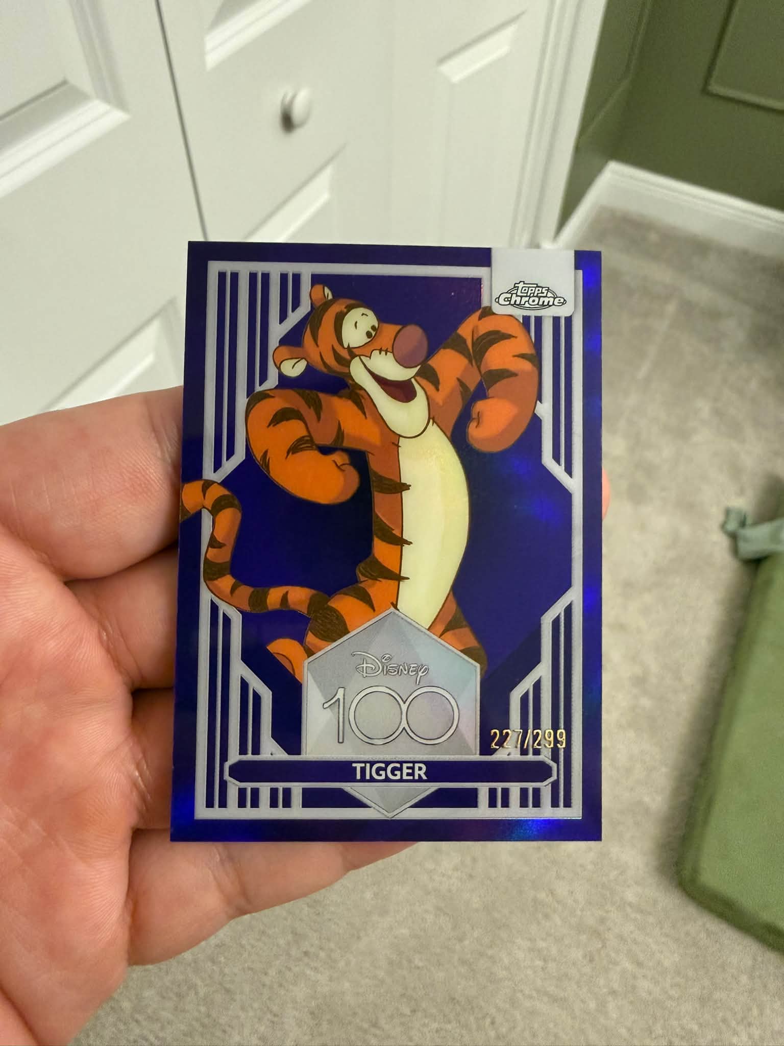 Chromo SOppe Disney 100 271299 Tigger Card for Sale - $150 OBO