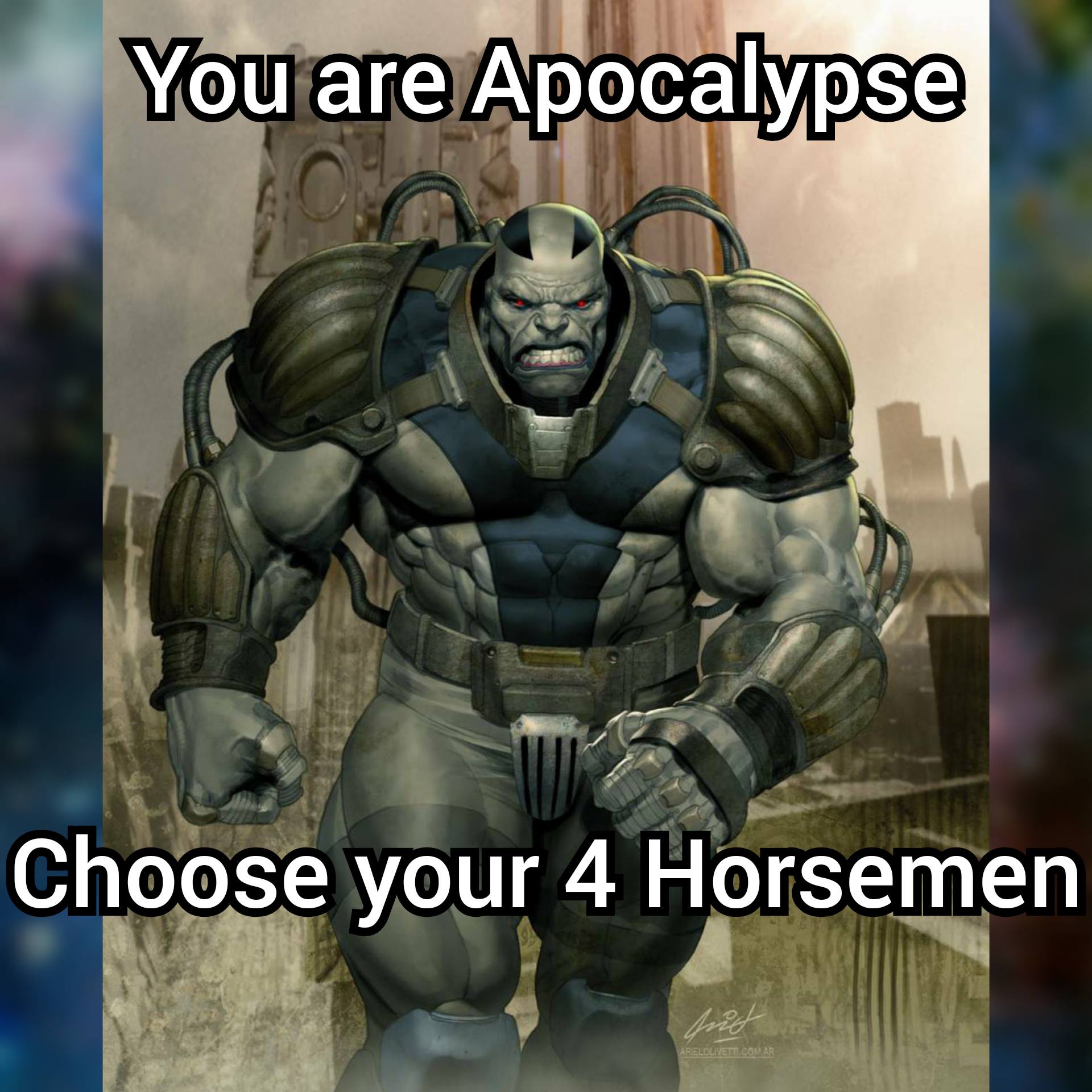 The Four Horsemen of the Dark Multiverse
