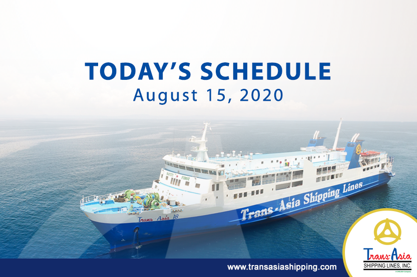 Today's Schedule for... - Trans-Asia Shipping Lines, Inc. | Facebook