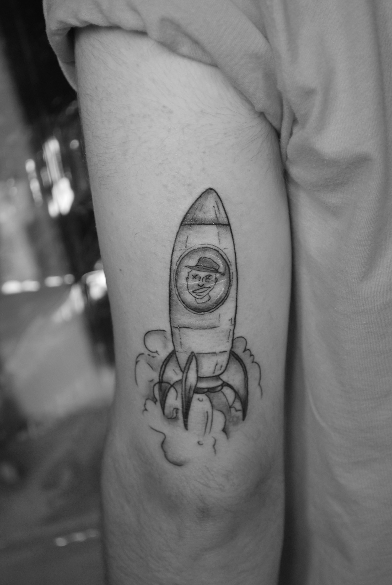 Rocket Man Tattoos Rocket Man By Brian Klingensmith At Crucial Tattoo