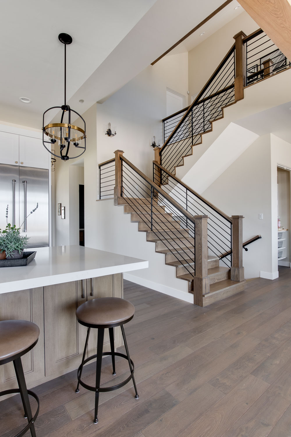 The Creativity - Such a beautiful staircase! The rest of the home is ...