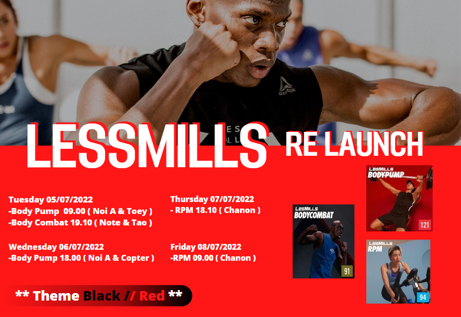 SYG Gym+ - 🥳Special Class 🎉Lessmills Relaunch... | Facebook