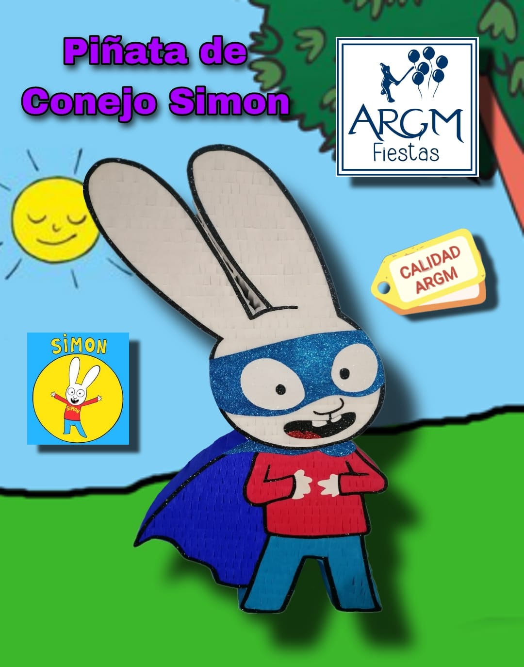 ARGM Piñatas - ⚜️Piñata de El conejo Simon⚜️ 🐰🐇 DISEÑOS... | Facebook