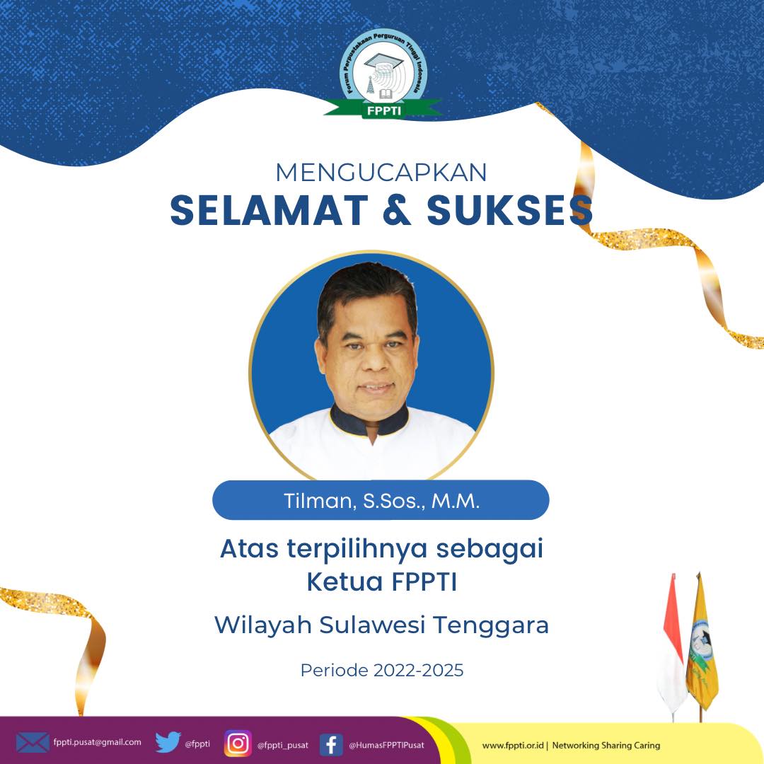 Segenap Pengurus FPPTI Pusat mengucapkan selamat dan sukses kepada ...