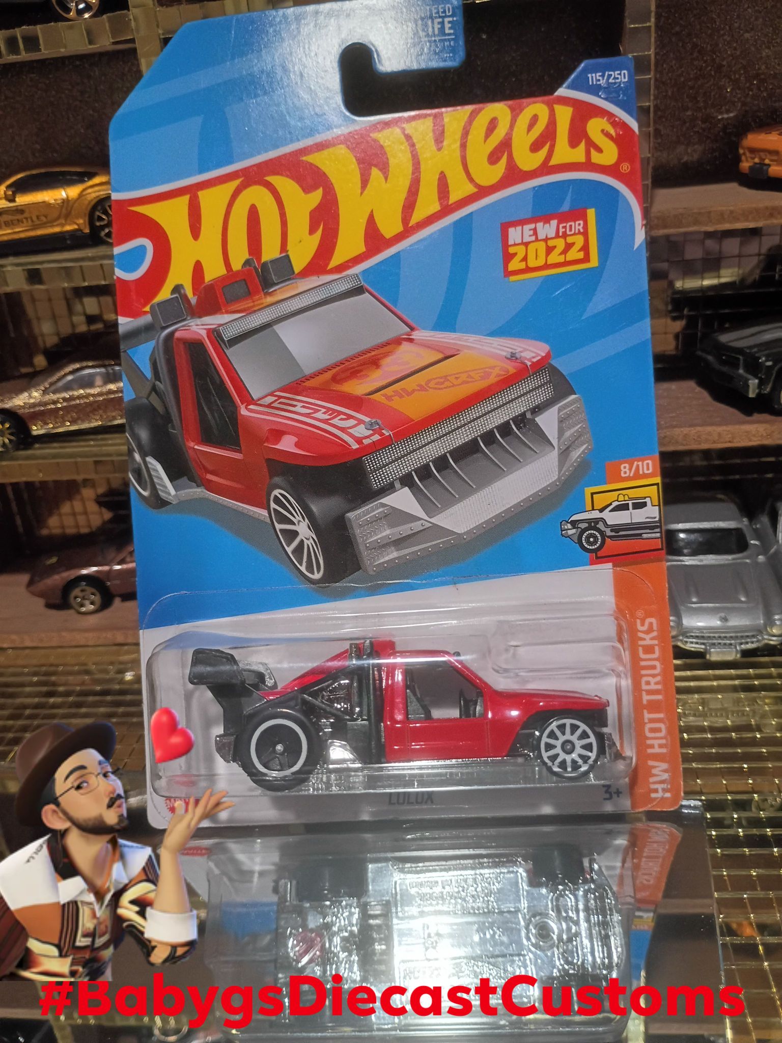 Hot Wheels – Toyota Off-Road Truck Orange – échelle 1/64 – Baja Blazer 3/10 – Série 4/250 – Véhicule De Collection