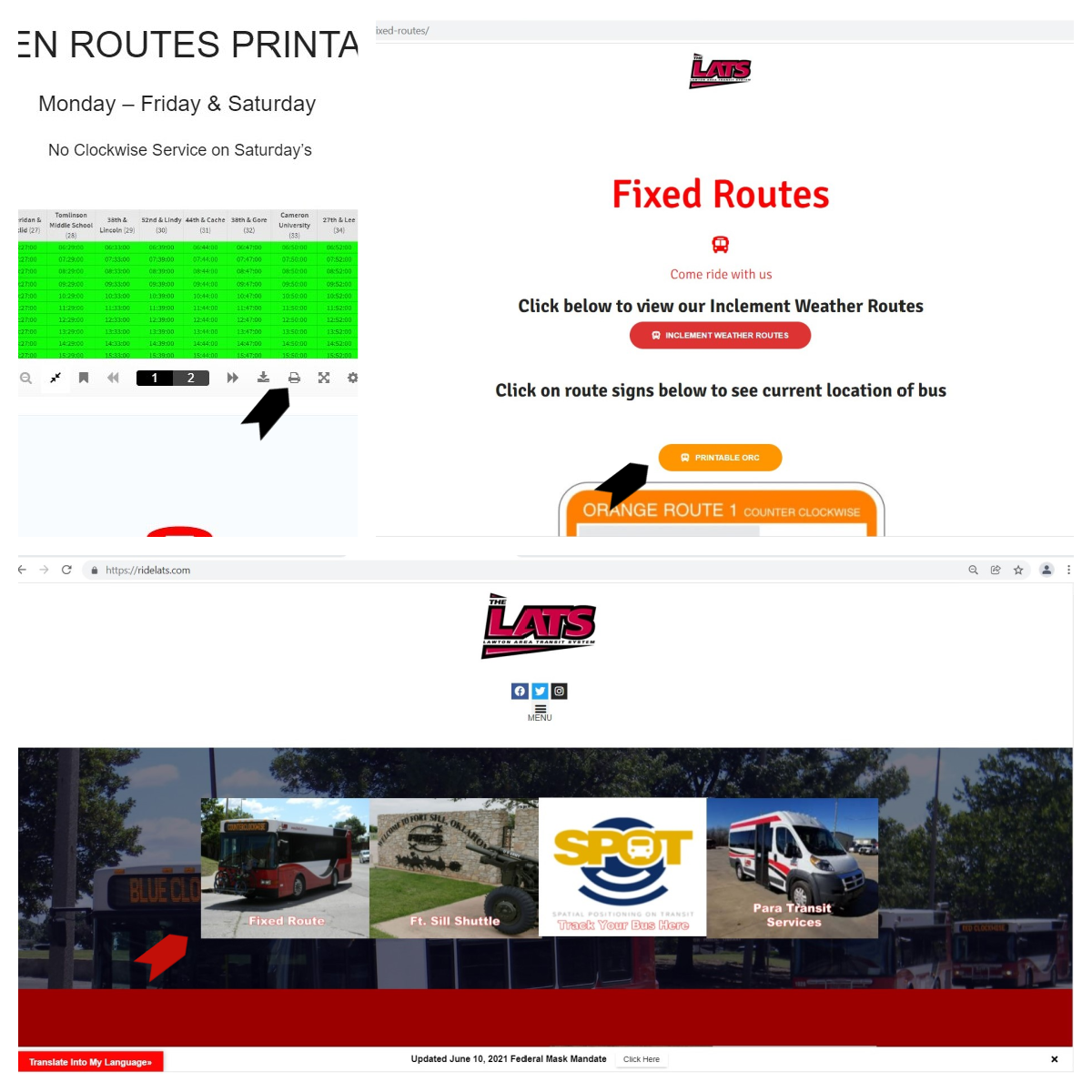 LATS - Did you know? That you can print out a route and...