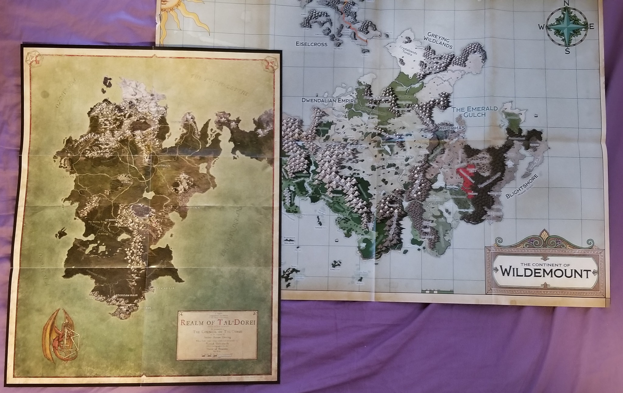 Critical Role Fan Club | So having both maps of the Critical Role guide ...