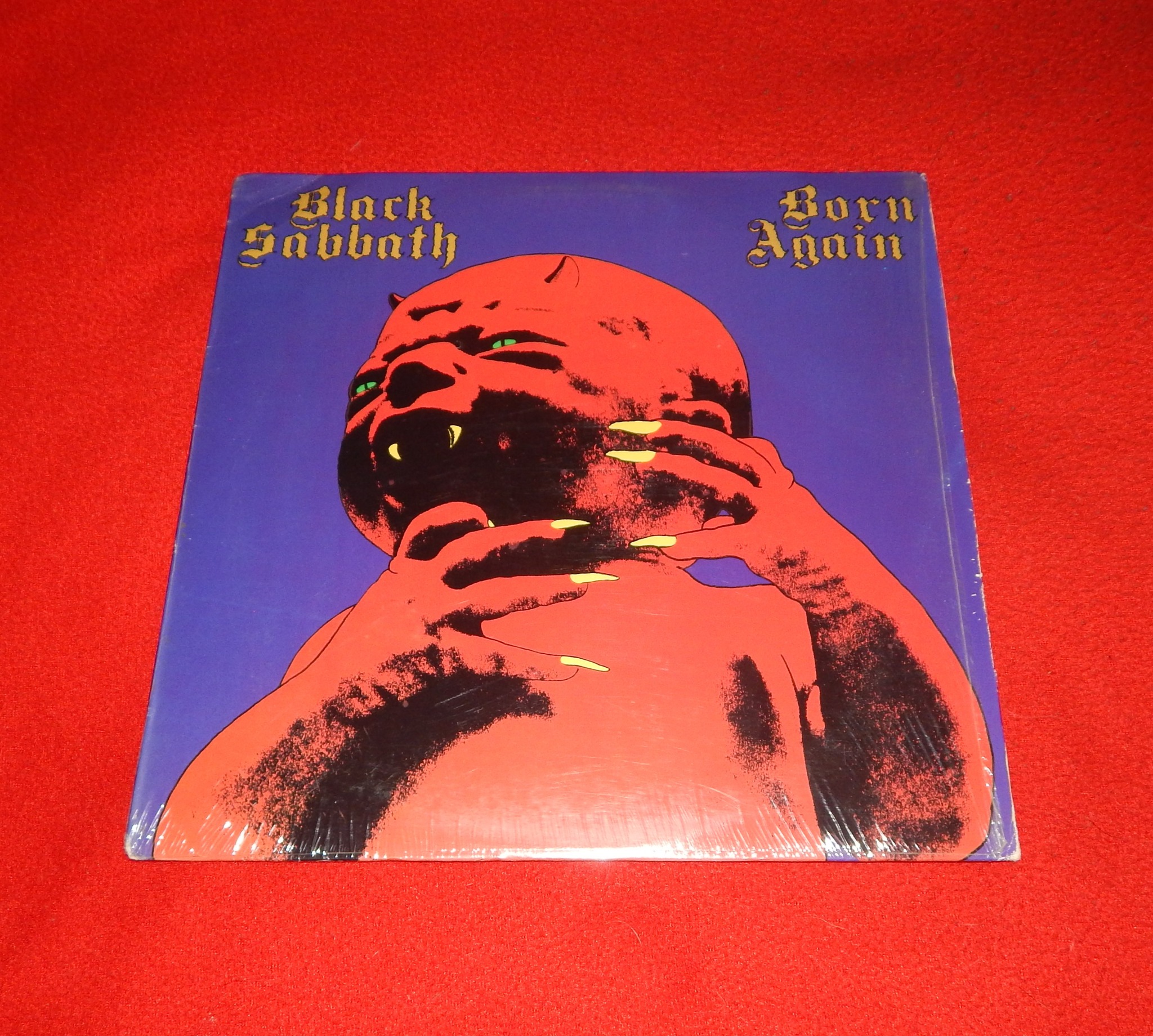 Black Sabbath's Born Again vinyl record