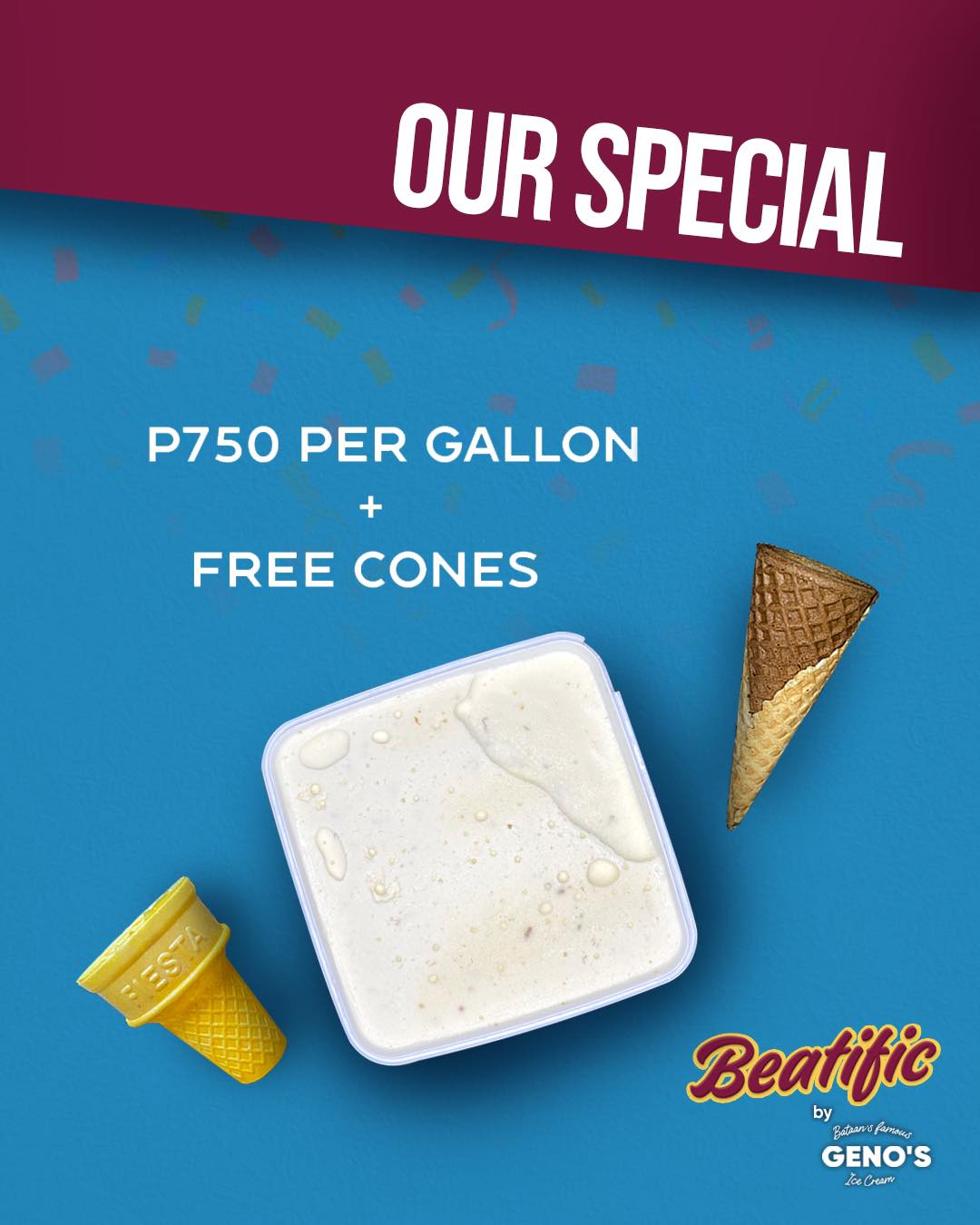GENO’S ICE CREAM QC... - Beatific by Geno's Ice Cream