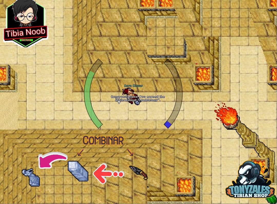 Tibia Noob - ¿Cómo Obtener el Achievement Marblelous? 👇👇👇...