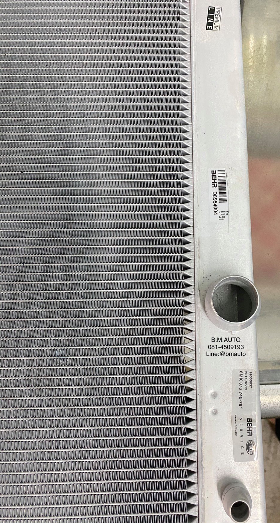 จำหน่าย หม้อน้ำ radiator งานเกรด Behr premium line พรีเมี่ยม ก็จะประมาณ ...