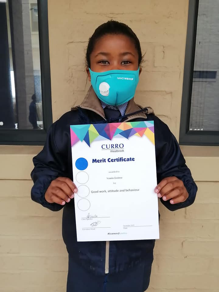 Curro Westbrook - Congratulations to the following Grade 2...