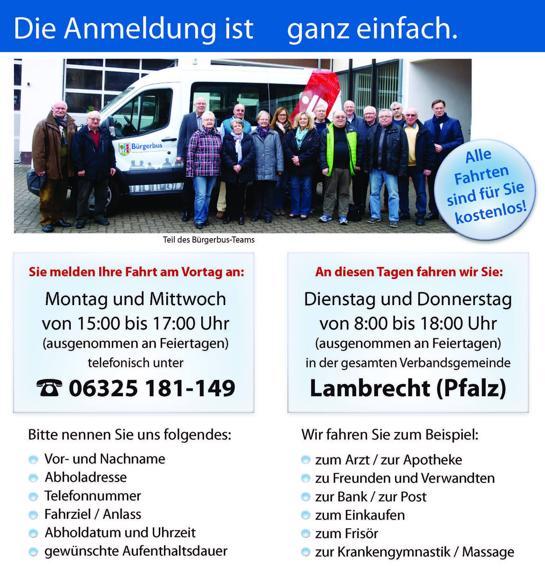 Der Burgerbus Kommt In Der Verbandsgemeindeverwaltung