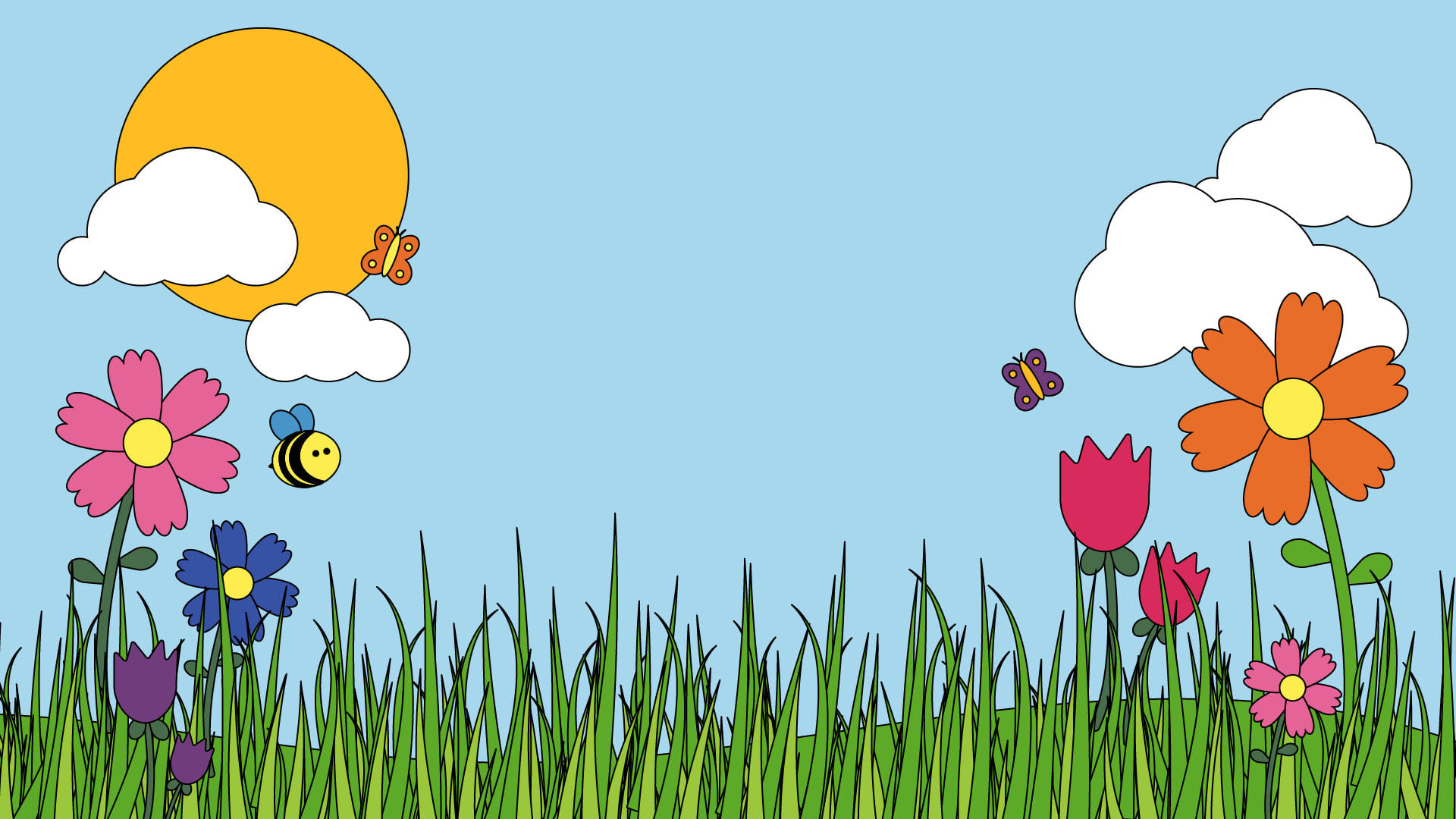 We made a Spring themed Zoom... - PAINT Art Program
