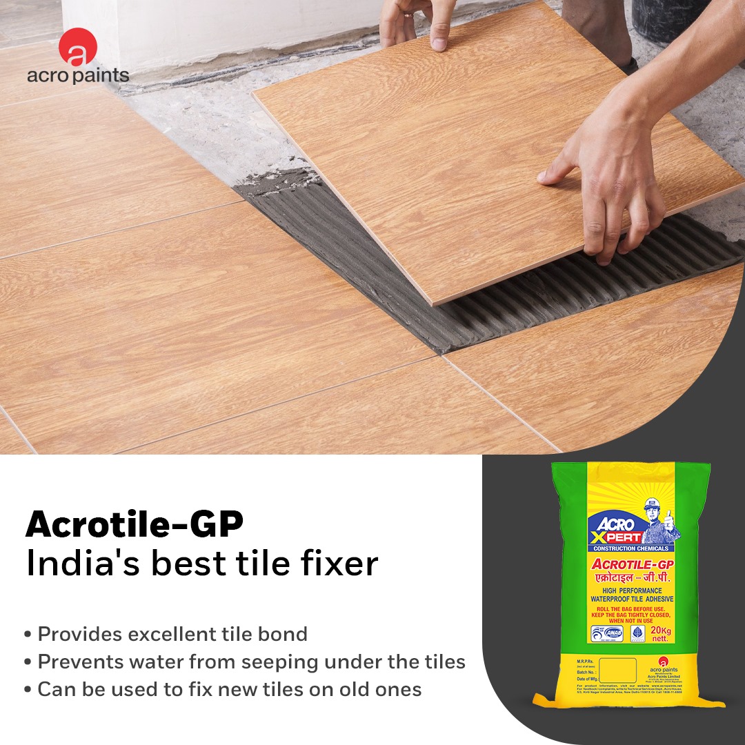 Acro Paints Ltd - Acrotile GP is a new generation waterproof tile ...
