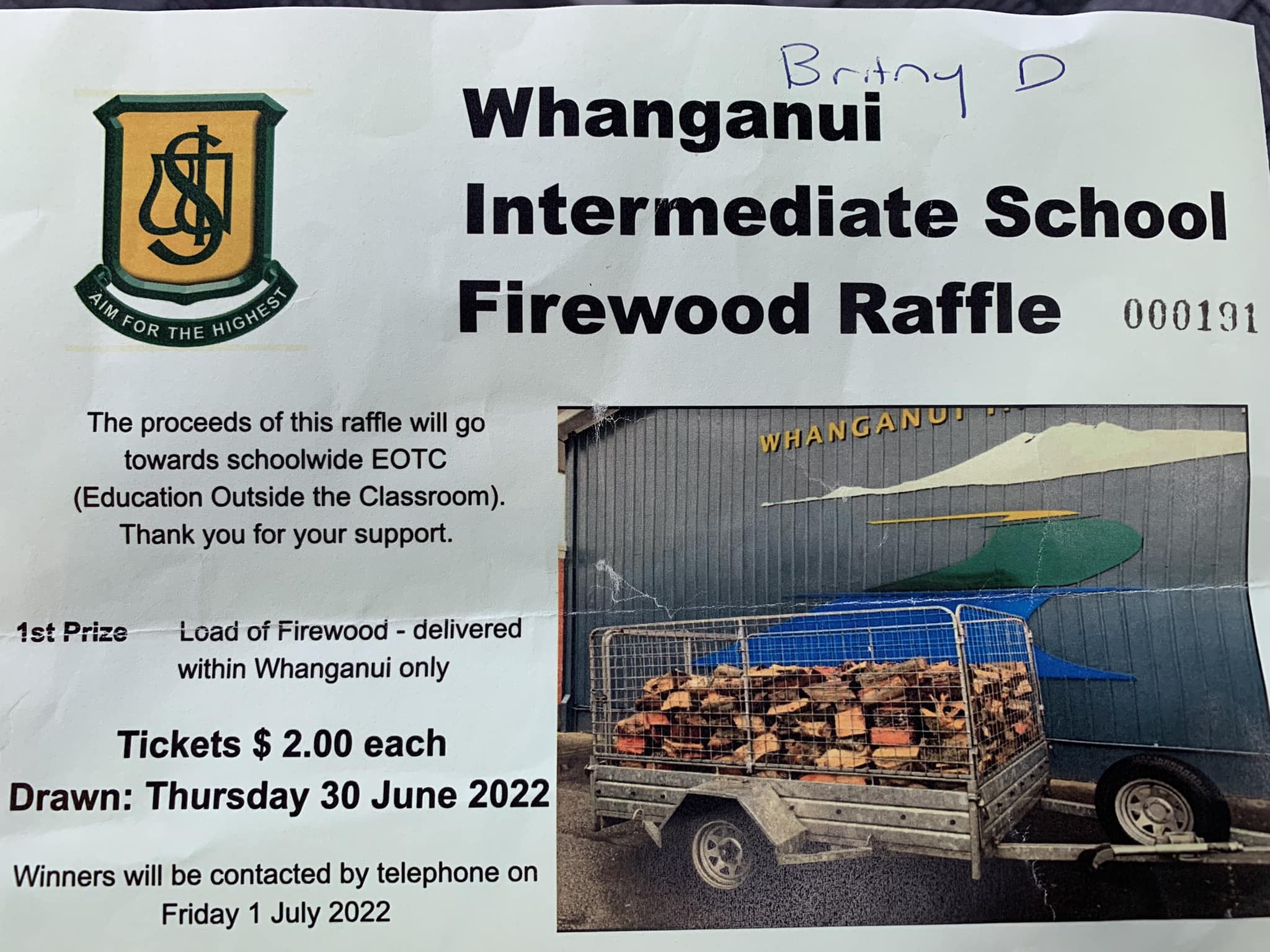 Congratulations to Nicole... - Whanganui Intermediate School