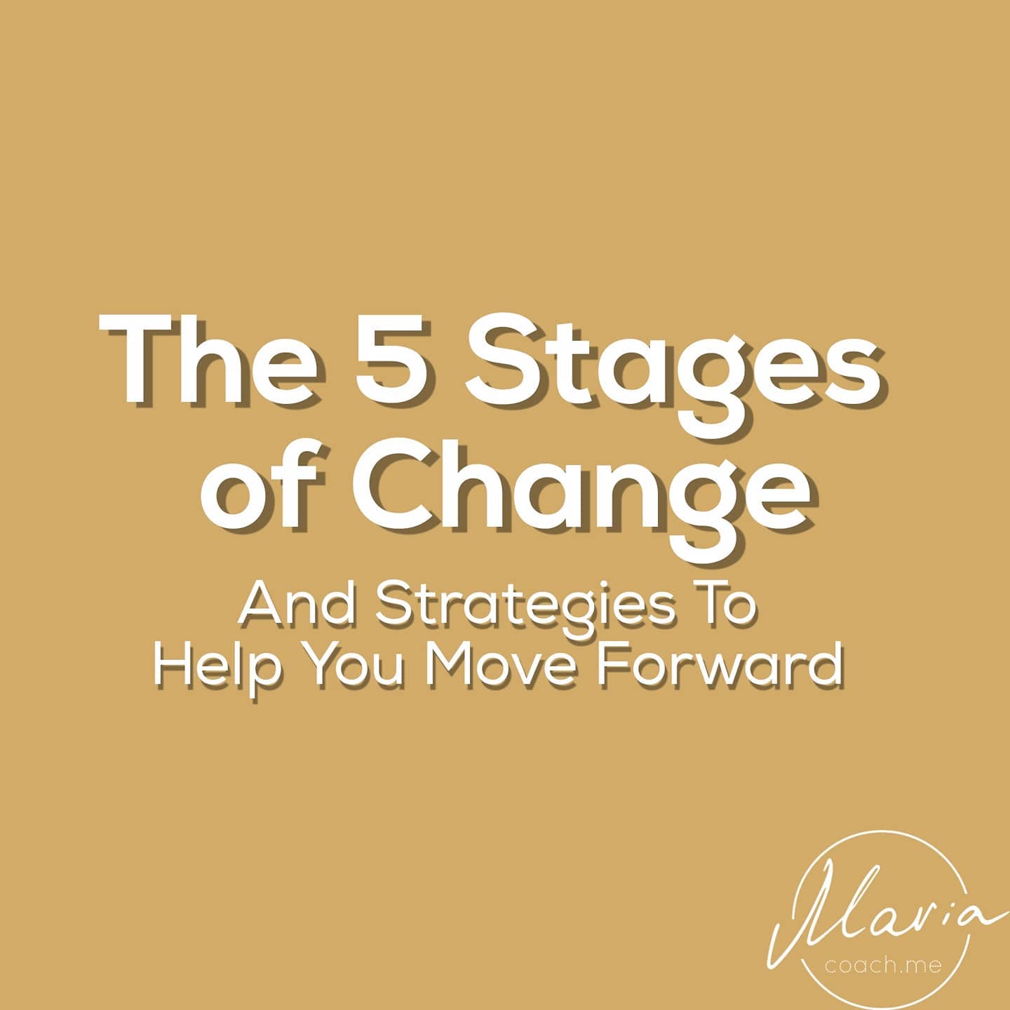 Maria, Coach Me - The Stages of Change model is useful for...