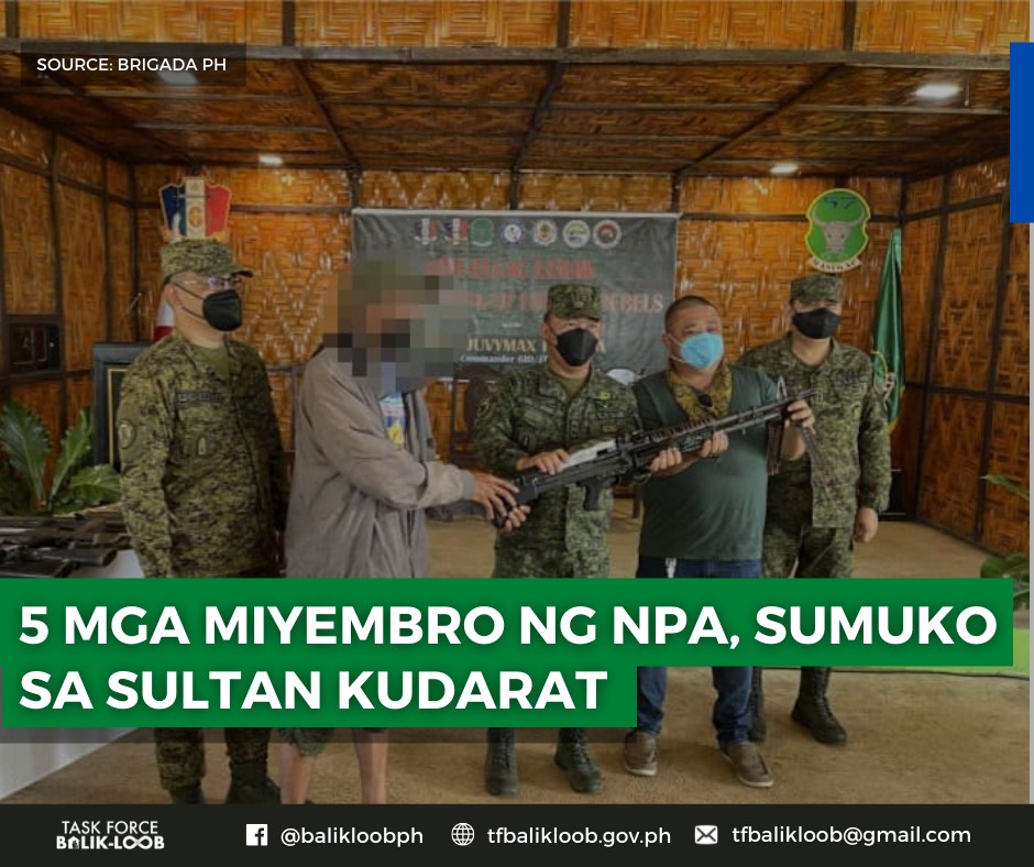 Nagbalik-loob sa pamahalaan ang... - Task Force Balik-Loob | Facebook
