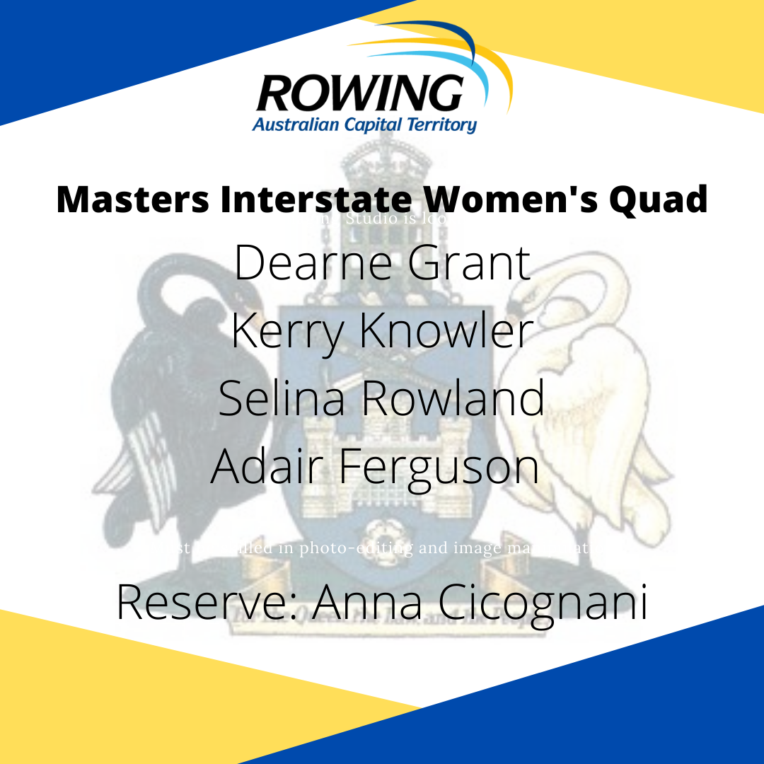 Rowing ACT - Congratulations to the following crews who...