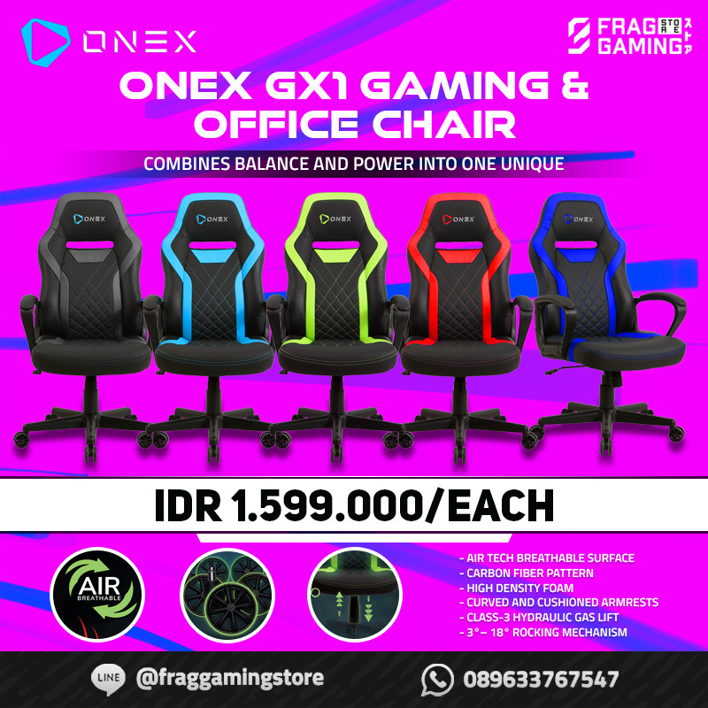 Onex GX1 Black Gaming Chair 💎 GAMING... - FRAG GAMING STORE | Facebook
