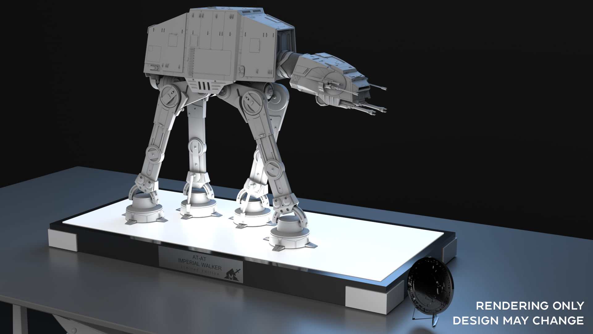 Merlin Models - Check out our rendering of the lit base...