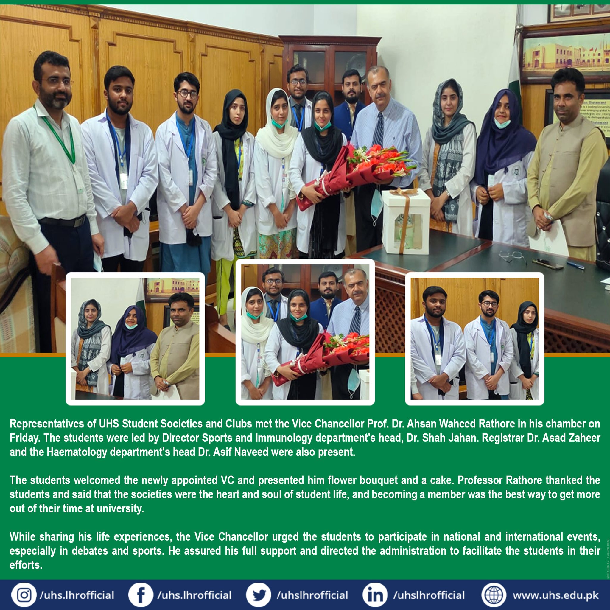 University - Representatives of UHS Student Societies and Clubs met the ...