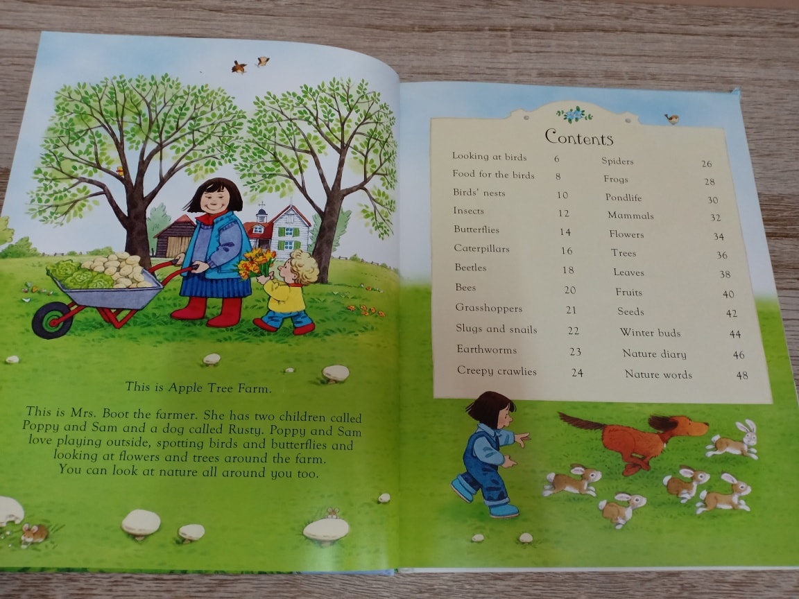 #หนังสือความรู้มือสอง _ Usborne Farmyard Tales First Nature Book