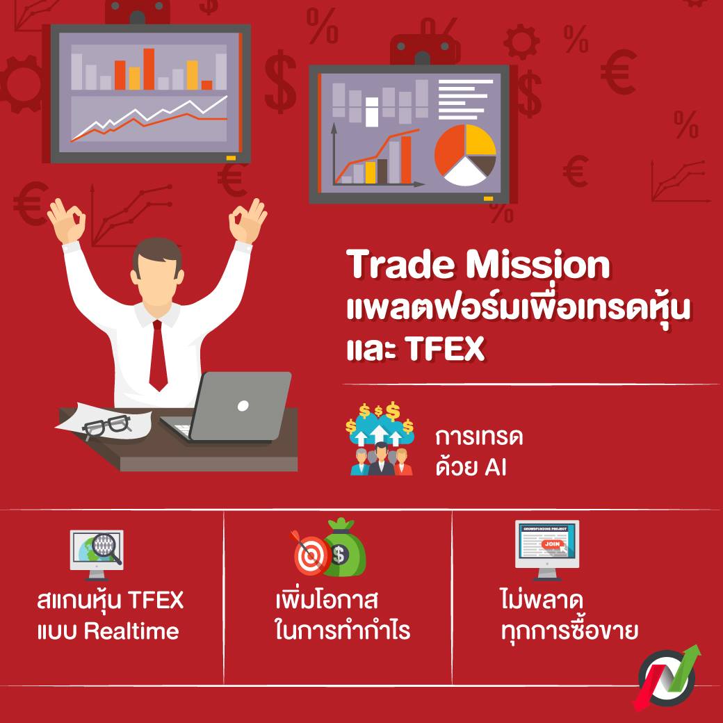 Trade Mission - Trade Mission แพลตฟอร์มเพื่อเทรดหุ้น... | Facebook