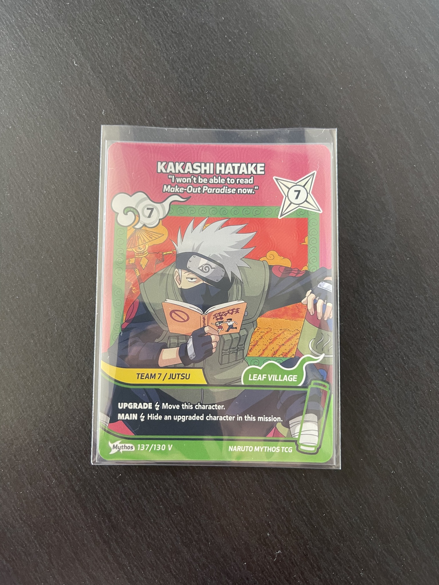 My Jiraiya Secret Rare card from my Naruto Mythos box opening!