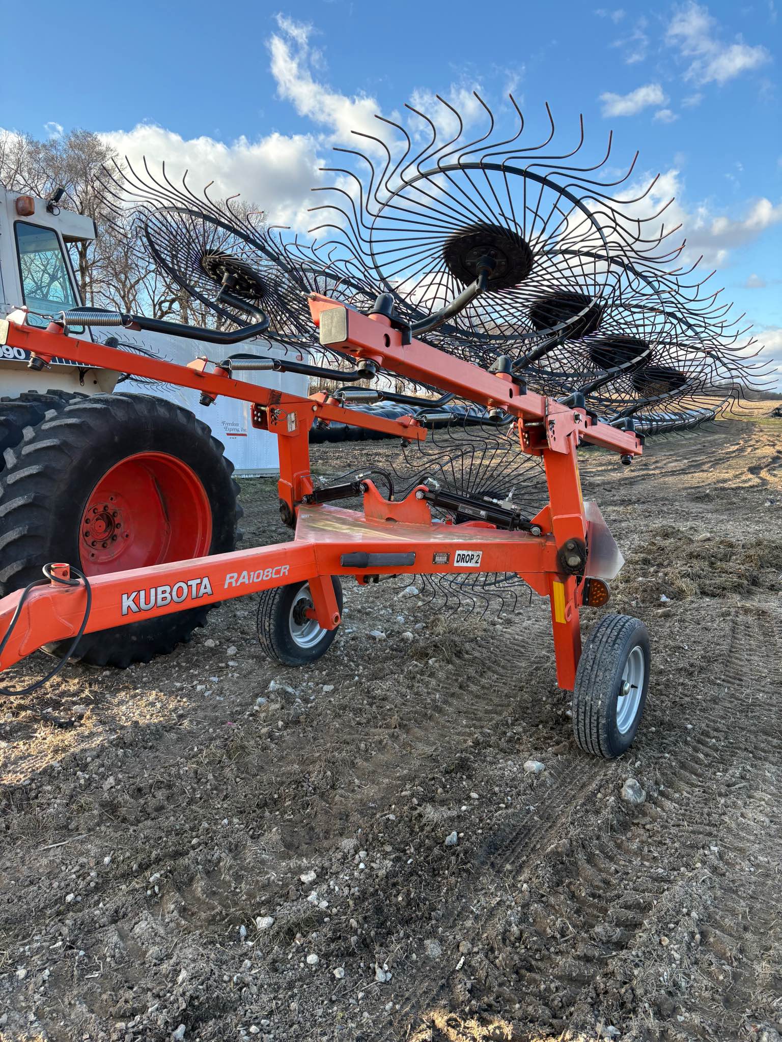 Kubota 8 Wheel Speed Rake - Garden Tools & Equipment - Whitewater ...