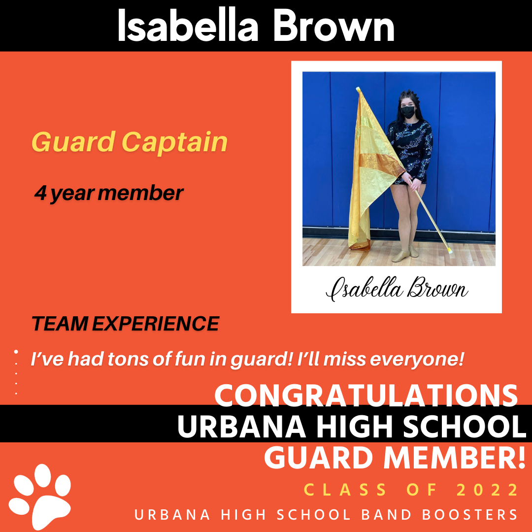 Congratulations to our... - Urbana High School Band Boosters | Facebook