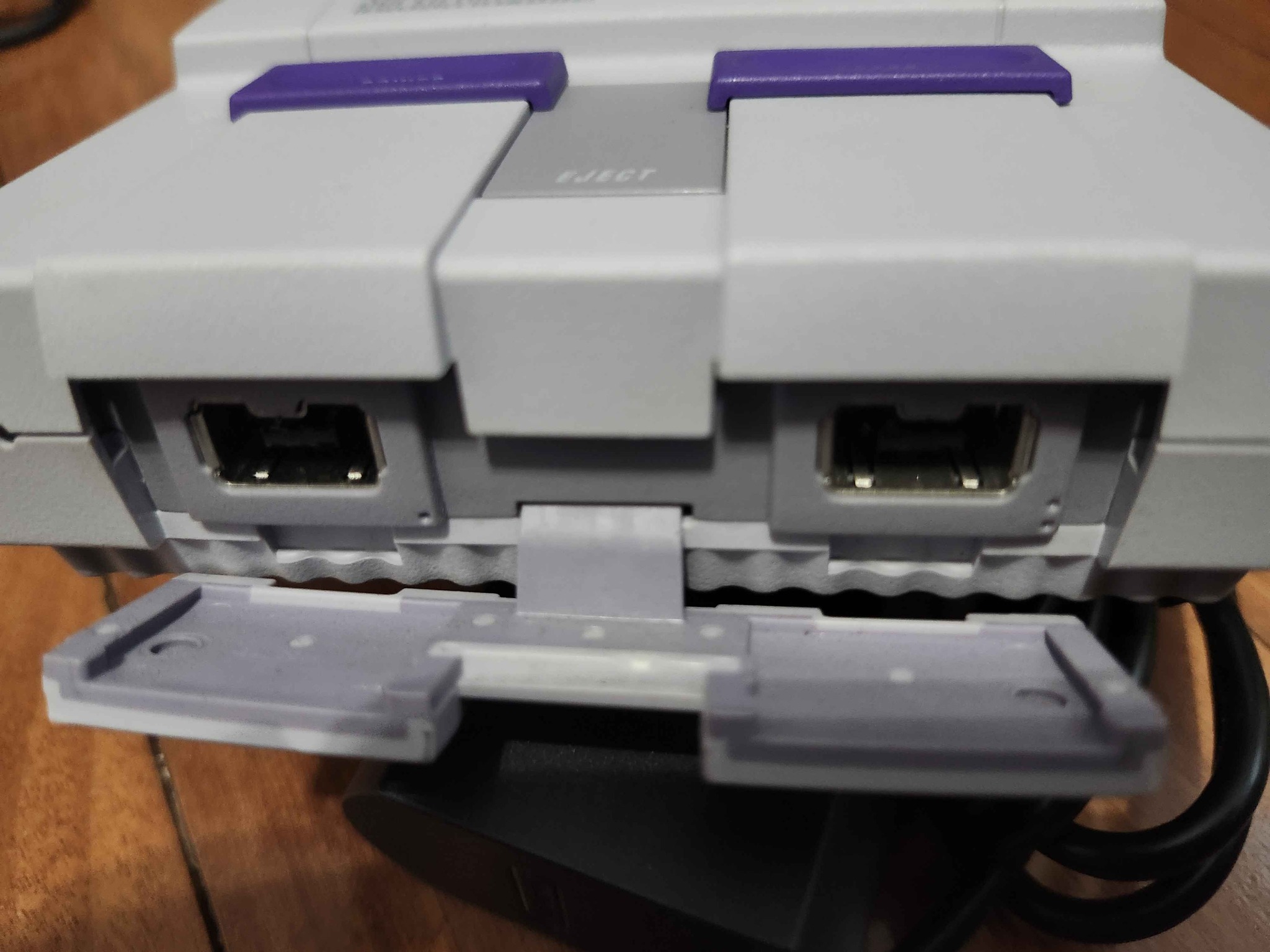 real Super Nintendo brand SNES classic mini console modded with over ...